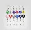 500 Stück ausziehbare Schlüsselband-Ausweishalter-Rollen mit Clip zur sicheren Aufbewahrung von Ausweisen, Schlüsseln und Mobiltelefonen SN1221
