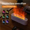 Humidificateurs 7 couleurs flamme aromathérapie humidificateur d'air diffuseur USB électrique ultrasons brume fraîche diffuseur d'huile essentielle Humidificador lampe YQ240122