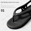 home shoes New Style with Heel Flip-flops for Men and Women In Summer Wear Non-slip Wear-resistant Clip-on Heels with Thickened Slippers YQ240122