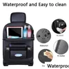 Other Care Cleaning Tools New Car Seat Back Organizer Pu Leather Pad Bag Storage Foldable Table Tray Travel Accessories Drop Delivery Dhbom