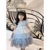 In Stock Flower Girl Dresses Customized Kids Girls Princess Dress Childrens Fashion Summer Petal Wedding Cothes Drop Delivery Party Dhalr