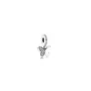 Pendora S925 Sterling Silver Cross Butterfly Heart Key Fringe Sling för DIY -tillbehör