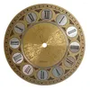 Wall Clocks Appearance Dial Face Clock Outside Diameter Mm Aluminium Clear Numerals DIY Quartz Projects Gold