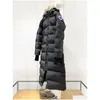 Femmes Down Parkas Femme Fourrure Puffer Manteau Mode Longs Manteaux D'hiver Modèle Classique Vestes Designer Femmes Puff Veste Vêtements Dhwyb