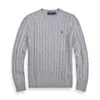 Designer Luxury Classic Sweater Polos 11 Färger Mäns och kvinnors stickade broderade tröja Rund hals Bomull Sticked Warm Fashion Top