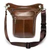 Kleine Umhängetaschen für Männer schwarz brauner PU Leader Crossbody Brustgürtel Sling Messenger Beutel Mode Neu angekommen 2020 1111318p