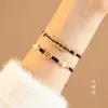 Bangles 2024 Animal Year Transfer Pearl Red Hand Rope Bracelet Women's Woven Handstring Girl's Best Friend Good Luck in Year of Dragon