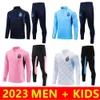 2023 Football Tracksuit 프리 매치 재킷 재킷 스트라이크 드릴 마라도나 Enzo Messis 23/24 아르헨티나 축구 훈련 정장 긴 소매 조깅 futbol chandal 남자 아이 크기