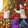 Weihnachtsdekorationen, Schneeflocken-Lichter, LED, 32 Fuß, 80 LEDs, wasserdicht, Fee für Schlafzimmer, Terrasse, Zimmer, Garten, Party, Heimdekoration, Innenbereich