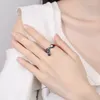 Pierścienie klastra w kolorze efintage lotus koi pierścień żeński palcem wskazujący akcesoria osobowości styl etniczny kwit karp damskie biżuteria