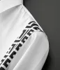 2024ブランドスプリングスプライスされた男性用プリントシャツ長袖カジュアルビジネスドレスシャツオフィスソーシャルパーティータキシードブラウスM-5XL