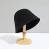 BERETS CLOCHE HAT女性秋の冬のバケツフェデラ屋外スポーツハイキングのための温かいソフトアクセサリー