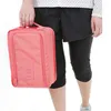 Depolama Çantaları 1 PC Oxford Bez Taşınabilir Su Geçirmez Torba Tek Katmanlı Fermuar Cepi ile Uygun Seyahat Ayakkabı Makyajı