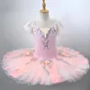 Stage Wear 2024 Romantique Professionnel Ballet Tutu Blanc Swan Lake Fille et Femmes Costumes De Danse De Fête Robe Patchwork