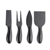 Camp Kitchen Modern Simplicity Stainless Steel Black Cheese Cutlery Sets Kitchen Gadgets Household Cheese Jam Originality Dinnerware Sets New YQ240123