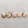 Loose Gemstones Christmas Gift Sale 5pcs Of Howlite Earring Cabochons Semiprecious Jewelry Store 12x10x4mm4g