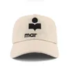 Дизайнерские кепки классические бейсболки кепки Изабель Марант Высочайшее качество Marant Cap Canvas с мужской бейсболкой Пылесборник Модные женские шляпы Mar Ant