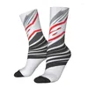 Chaussettes pour hommes Nouveauté imprimé Motocross Enduro Cross pour femmes Hommes Extensible Été Automne Hiver Bitume Bike Crew