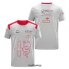 男性と女性の新しいTシャツフォーミュラワンF1ポロ服トップチームファンハーフスリーブポリエステルクイック乾燥通気性