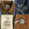 Vestes pour hommes 2024 Corduroy Splicing Veste en denim à la mode Tous les vêtements d'extérieur en coton Manteau 697