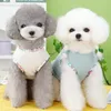 Vestuário para cães meninas vestido com capuz verão pulôver roupas para animais de estimação para cães pequenos e médios chihuahua floral sem mangas saia de cachorrinho de malha xxl