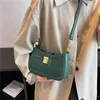 حقائب المساء Hifashion Vinatge الكتف الإبط الصغير للنساء 2024 مصمم الاتجاه Crossbody Bag Bag Pu Leather Leany Ladies Hands و Hands