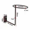 기타 관리 청소 도구 새로운 모자 캡 저장 디스플레이 홀더 스탠드 주최자 벽 마운트화물 그물 드롭 배달 DHDD8