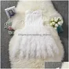 Auf Lager Blumenmädchenkleider Baby Mädchen Spitzenkleid Mode Kinder Ärmellose Weste Prinzessin Sommer Kinder Gaze Tutu Boutique Clothin Dhvqm