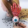 Accessori per capelli Halloween Congestion Eye Fantasma Clip a mano Diavolo Divertente Copricapo Palla Festa Vacanza Clip adatte per