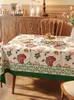 Nappe de Table légère de luxe, Style Pastoral, décoration tulipe, imperméable, nappe de Table basse, Tapete