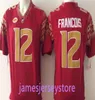 NCAA Colorado Buffaloes Football Jerseys # 13 TRAVIS 3 JAMES 12 FRANCOIS 4 Cook 5 WINSTON Hommes Femmes Jeunes