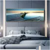 Dipinti Stampe su tela Camera da letto Pittura Paesaggio marino Albero Modern Home Decor Wall Art per soggiorno Immagini di paesaggi Consegna di goccia Hom Dhxws