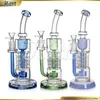 Hookahs percolator bong vattenrör armerad 6 armar pelare perc duschhuvud percolator bong 11,5 tum 14mm fog