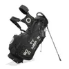 Golf Bag Standard Club Bag Gray Clown Stand Bag Canvas Personality Pattern Large Capacity Waterproof Golf Unisex Bags
