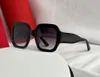 Óculos de sol quadrados oversized 0304 moldura preta lentes gradientes cinza mulheres sonnenbrille tons sunnies gafas de sol uv400 óculos com caixa