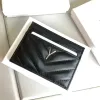 Luxury Womens Mini Wallets Mens Designer Card Holder Classic Leather Card Holder Money Clip Men Fashion Purse Pocket Interior Slot Leather Wallet G2401235BF