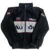 F1 Formula One Racing Jacket F1 Jacket Full Embroidered Spot Sales Long-sleeved Jacket Retro Motorcycle Suit Jacket Motorcycle Team Cotton Clothing mz