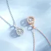 رمز Infinity الروحية Moissanite Sterling Silver S925 تصميم متخصص