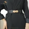 Ceintures femmes large ceinture extensible mode Vintage élastique femme taille Cinch filles Cummerbund SCB0218