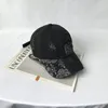 Boll Caps 2024 Cashew Flower Ripped Retro Baseball Cap Men and Women Summer Soft Par Street Trend Justerbar Hip Hop Hat Casquette