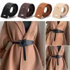 Ceintures femmes Mujer robe décoration sangle pull ceinture noeud boucle Faux cuir ceinture