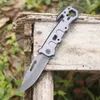 High Hardness Folding Knife Stainless Steel Hunting Knifes Survival Pocket Knives Multi function Outdoor Cutlery Camping Blades Tactical Sharpen Cutter