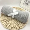 Blankets Baby Blanket Cotton Crochet Born Cellular Autumn Candy Color Casual Sleeping Bed Supplies Hole Wrap