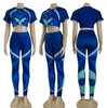 2024 Novo Modelo Mulheres Tracksuits Novas Mulheres Tracksuits Marca de Luxo Casual Sports Terno 2 Peça Set Designer Tracksuits J2948 Te6b