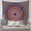 Tapisseries Soleil et Lune Tapisserie Bohème Tenture Murale Feuilles Indien Rétro Tapisserie Tapis Mural Décoration De La Maison D'été Serviette De Plage L240123