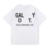 Erkek Tişörtler Galerilerin Tasarımcısı Tees Tesps Tişörtleri Lüks Moda Tişörtleri Erkek Kadınlar Marka Marka Kısa Kollu Hip Sokak Giyim Üstleri Giyim Giysileri Y21