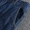 Heren shorts vintage gewassen denim Meerdere zakken lading jeans zomer vijfpunt