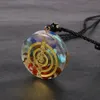 Colliers Orgone Pendentif Kit 7 Chakra Guérison Pierres De Cristal Metatron Cube Générateur D'énergie Orgonite Collier Spirituel Améliorer