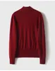 Женские свитера BirdTree, 10% кашемир, 90% овечья шерсть, пуловер, женский однотонный удобный простой свитер с перекрещенными лацканами, зимний T41688QD