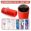 Water Bottles 2X Unseamed Silicone Wrap For Sublimation Tumblers Reusable Sleeve Full Mug Clamp (20Oz)
